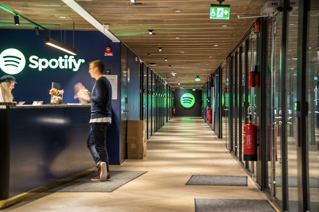 Les bureaux de Spotify à Stockholm © Spotify