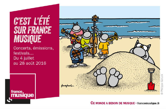 Geluck dessine l'été de France Musique Geluck dessine l'été de France Musique