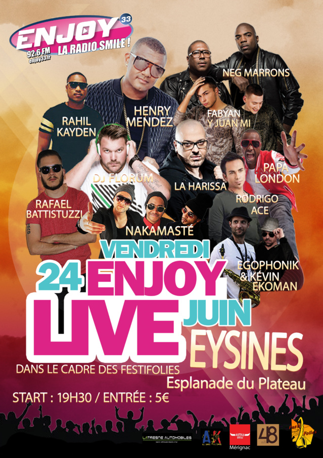 Un nouveau concert pour Enjoy 33 Un nouveau concert pour Enjoy 33
