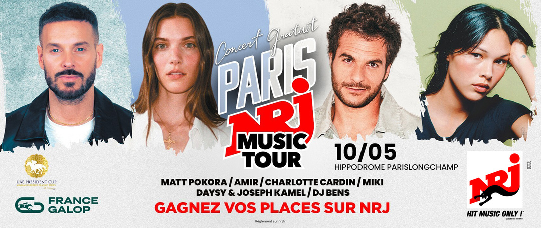 NRJ organise un NRJ Music Tour à ParisLongchamp NRJ organise un NRJ Music Tour à ParisLongchamp