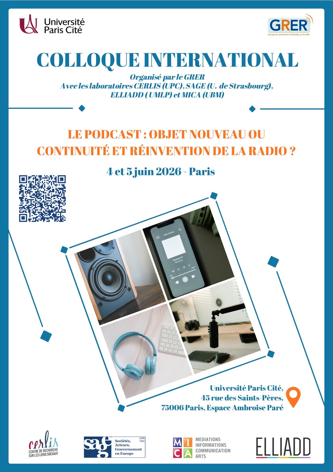 À Paris, chercheurs et spécialistes interrogent les liens entre podcast et radio