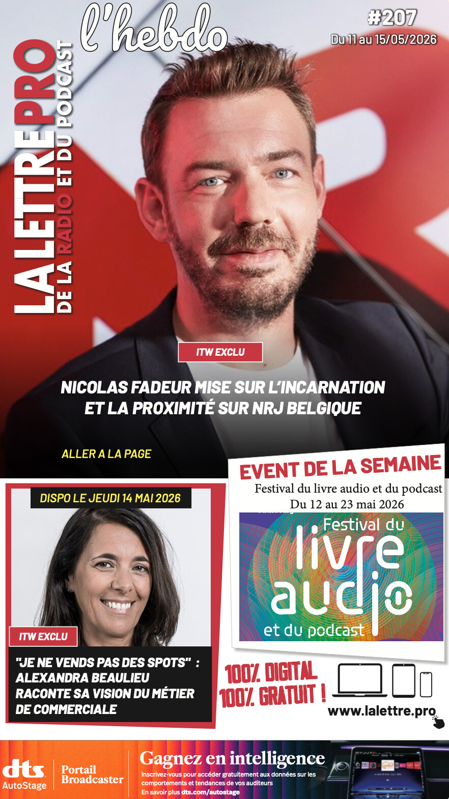 Le 207e numéro de La Lettre Pro L'Hebdo parait ce mardi