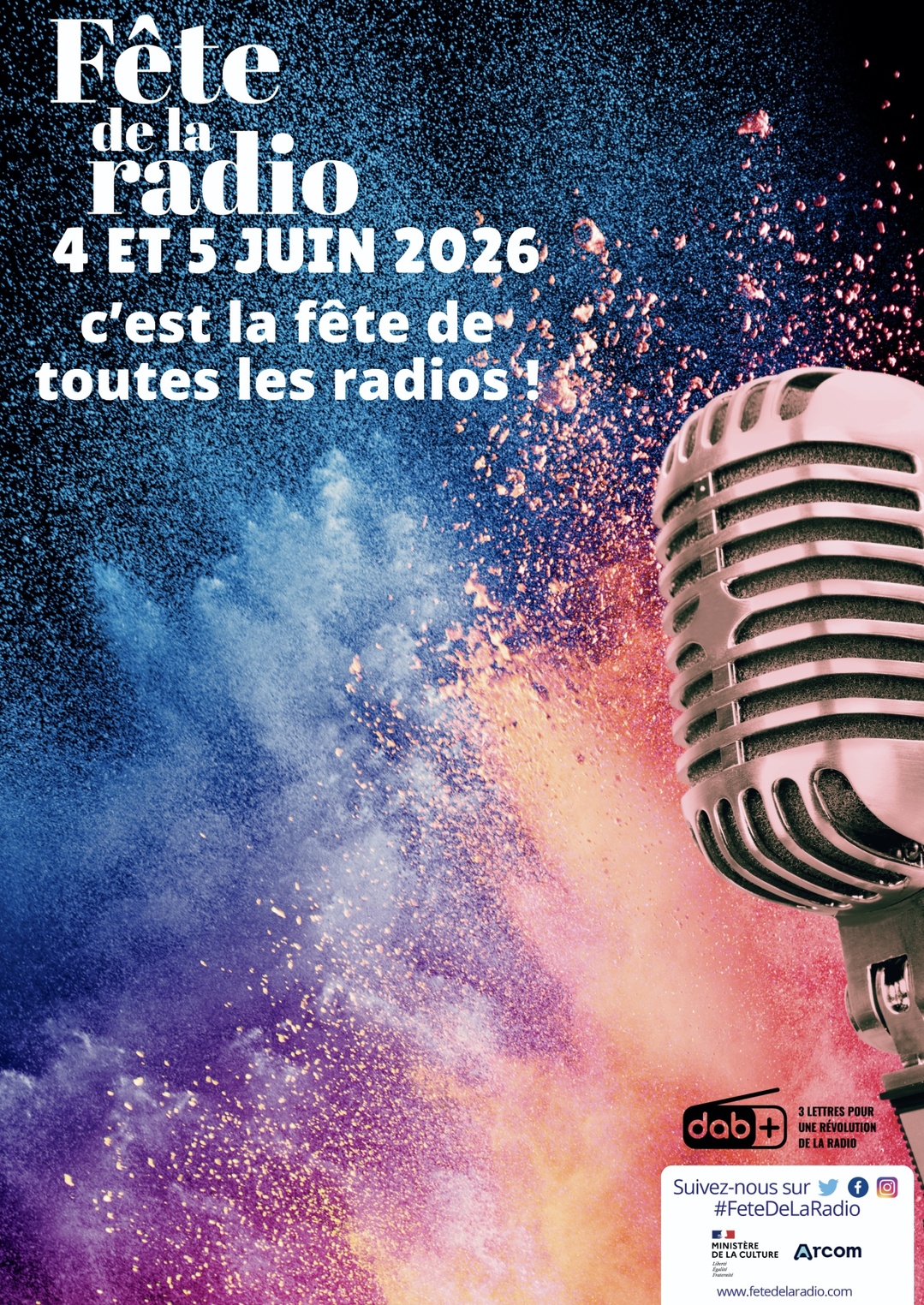 Les radios invitées à participer à la Fête de la Radio les 4 et 5 juin 2026