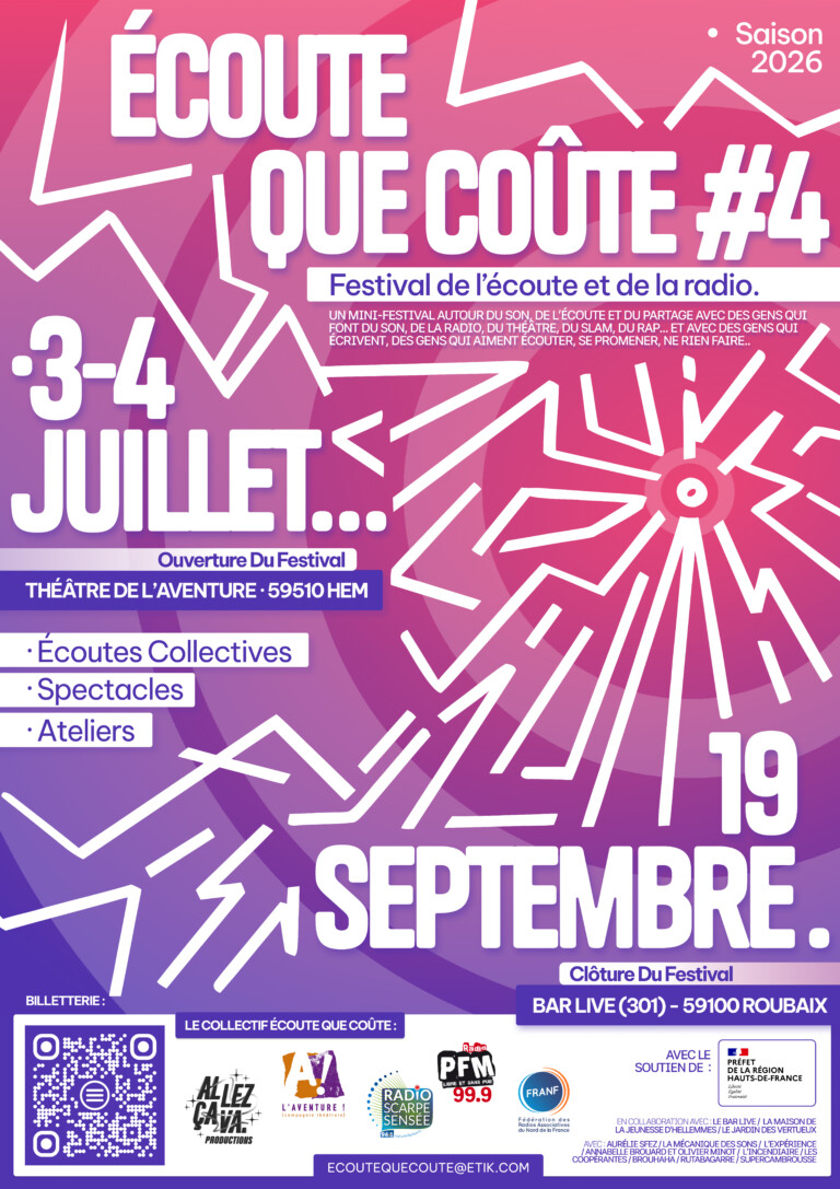 Le festival "Écoute que coûte" remet la radio et l’écoute collective au centre des échanges