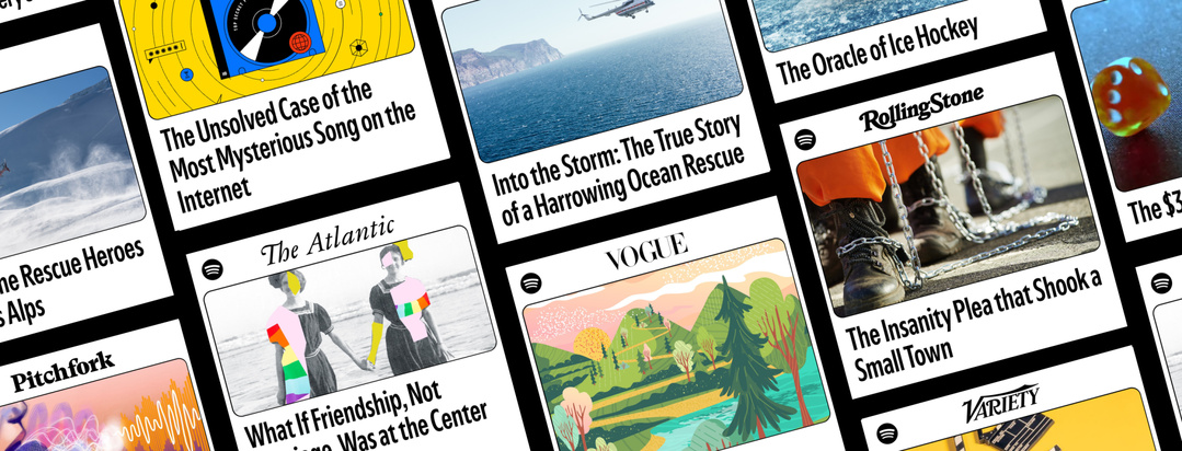 Spotify transforme les articles de presse en contenus audio