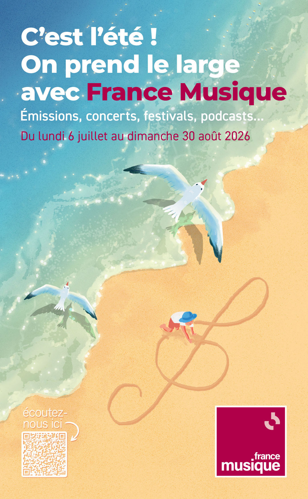France Musique met le cap sur l’été 2026 
