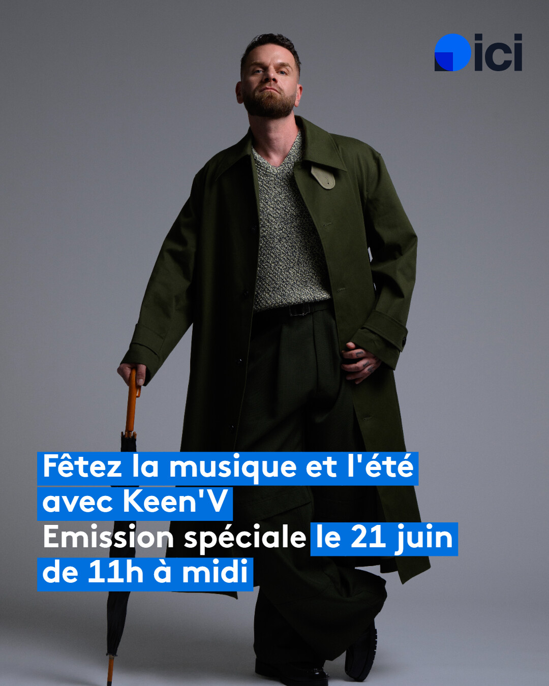 Le chanteur rouennais Keen’V partage sa playlist estivale sur ICI Normandie
