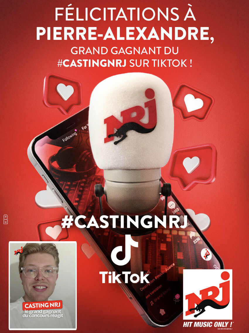 Pierre-Alexandre remporte la 3e édition du "Casting NRJ"