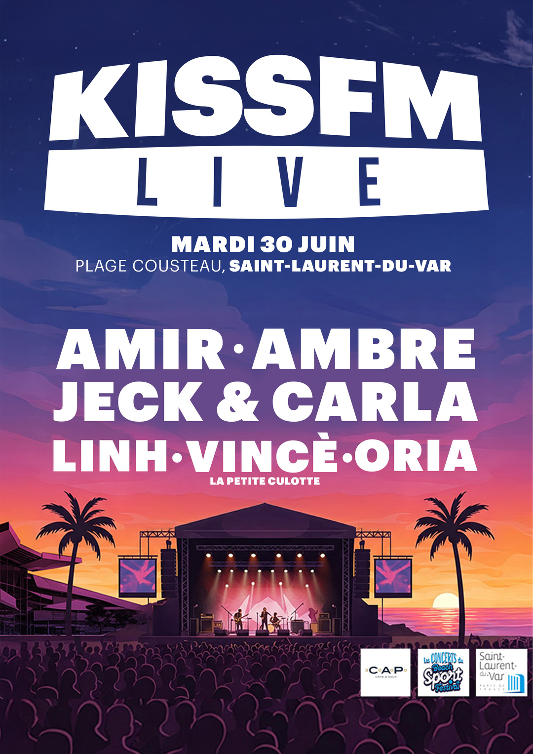 Kiss FM multiplie les événements avec deux concerts gratuits