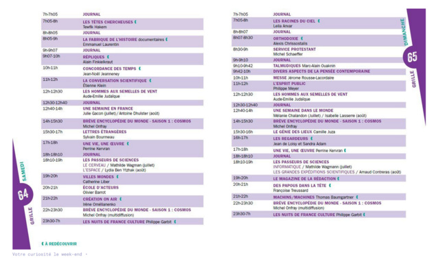 France Culture dévoile sa grille d'été
