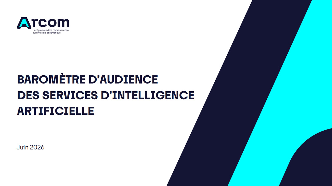 L'Arcom mesure l'essor des usages de l'intelligence artificielle auprès des Français
