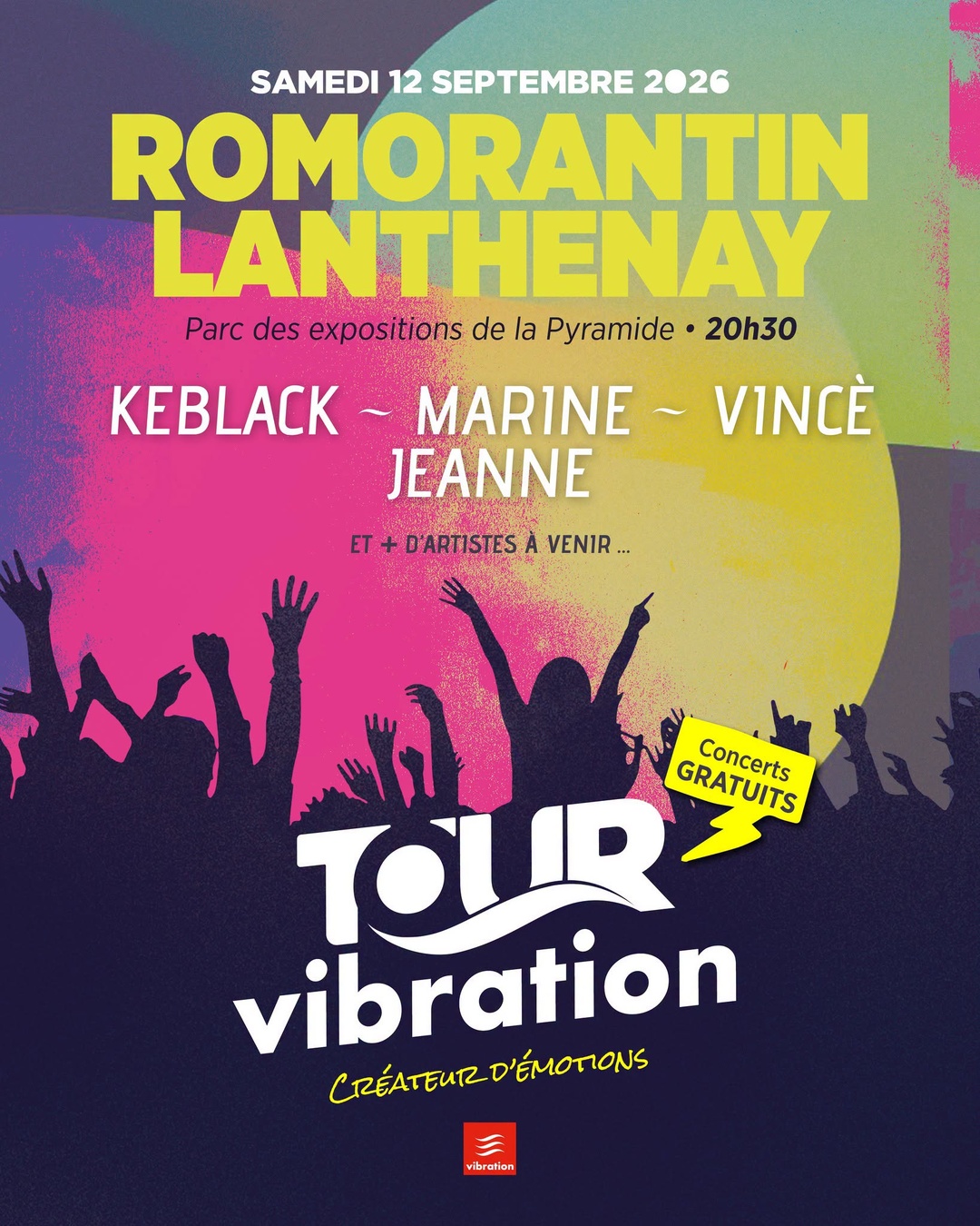 Vibration repart en tournée avec trois concerts en Centre-Val de Loire