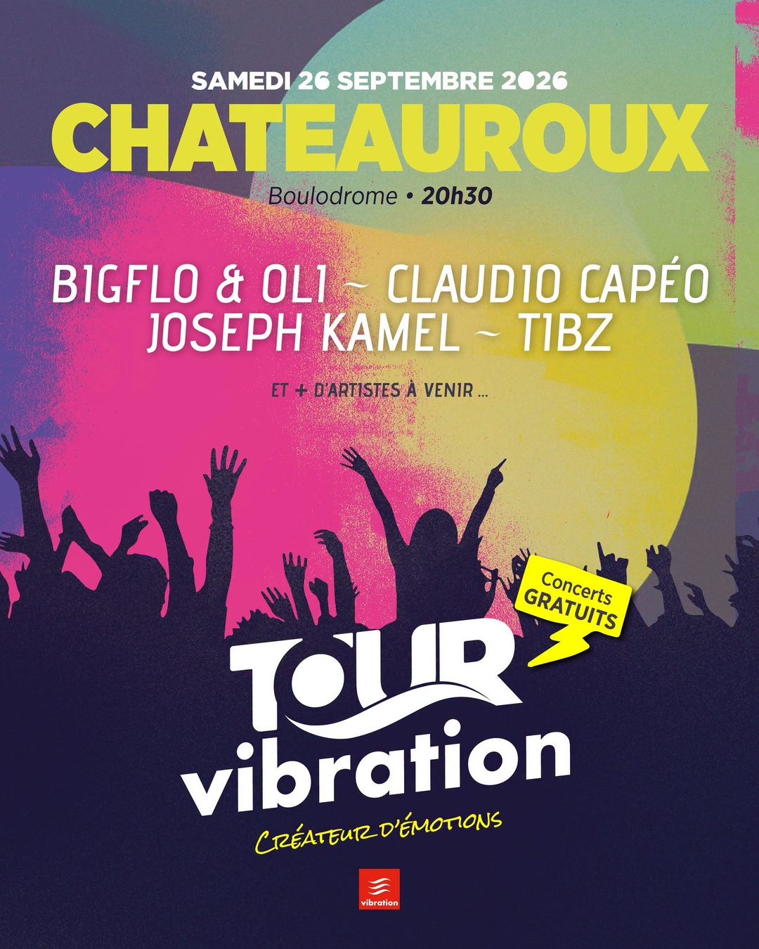 Vibration repart en tournée avec trois concerts en Centre-Val de Loire