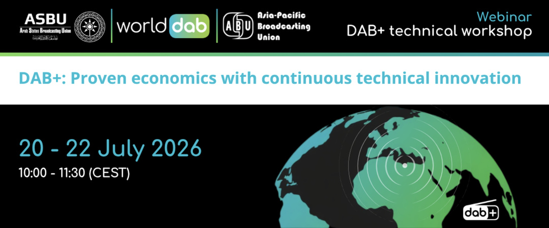 Du 20 au 22 juillet, le DAB+ au cœur d'un atelier technique international Du 20 au 22 juillet, le DAB+ au cœur d'un atelier technique international