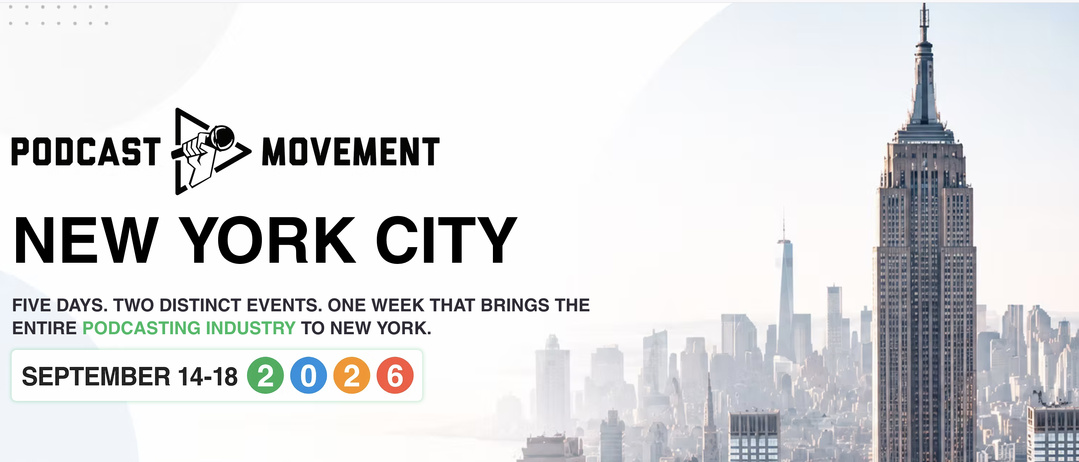 Podcast Movement s’installe à New York en septembre