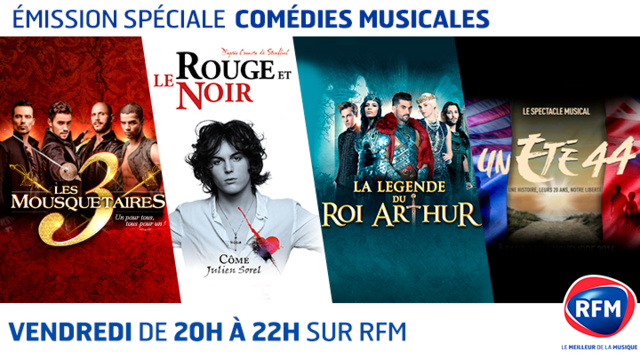 RFM : les comédies musicales à l'honneur RFM : les comédies musicales à l'honneur