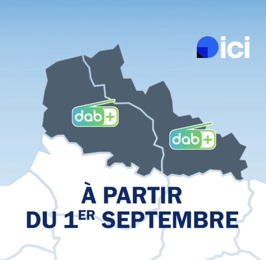 ICI Nord étend sa diffusion au DAB+ avec 6 sites d’émission dans le Nord et le Pas-de-Calais