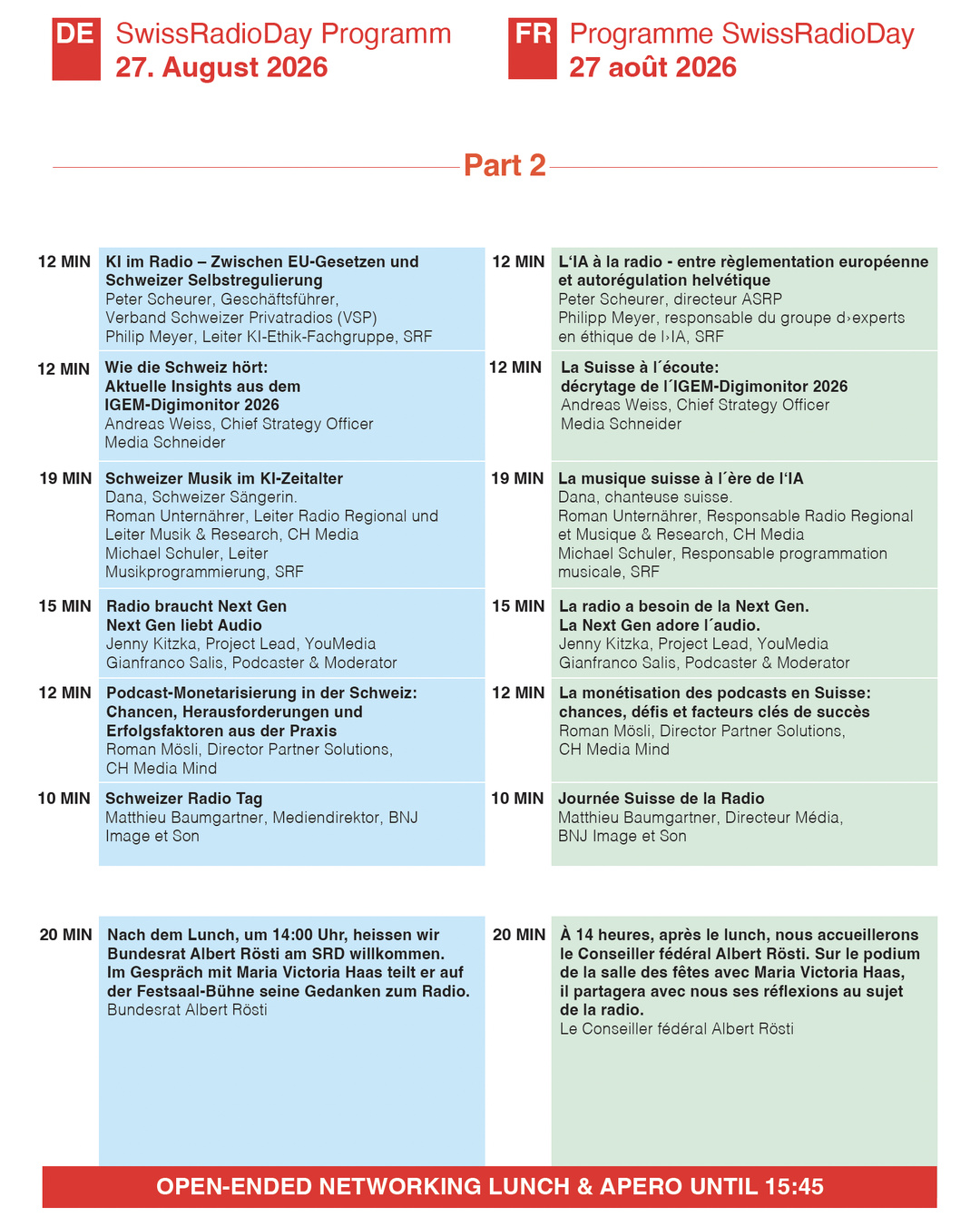 IA, mesure, jeunes publics et monétisation au programme du SwissRadioDay