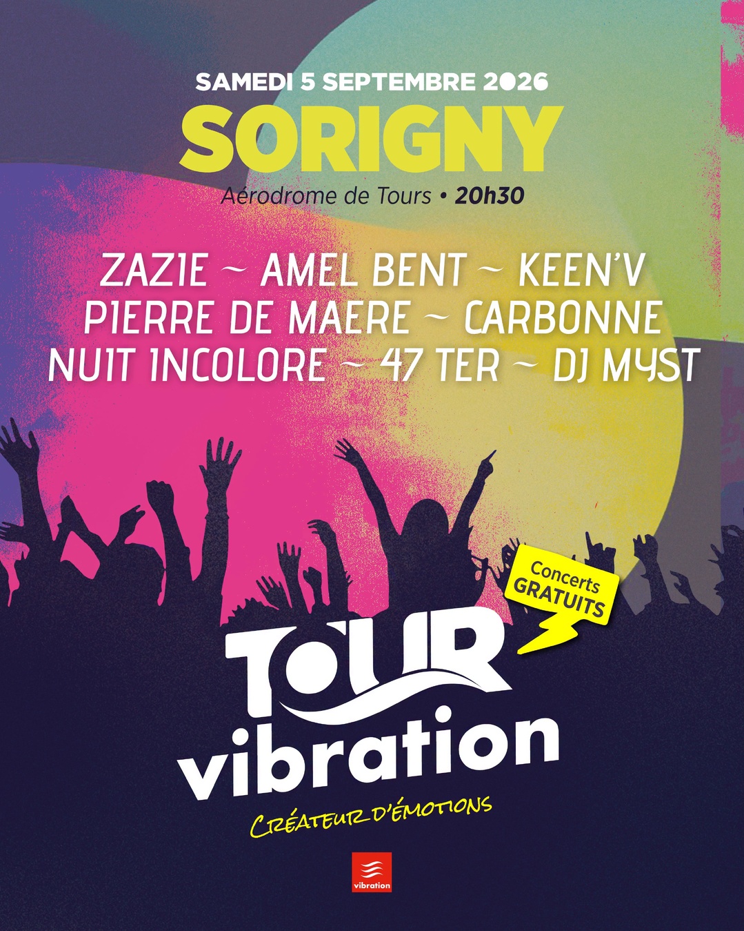 Vibration annonce de nouveaux artistes pour les trois étapes de son Tour Vibration