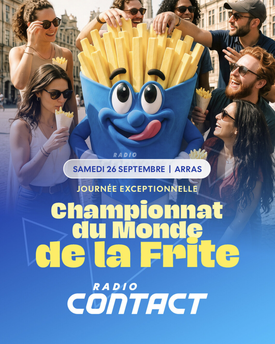 Radio Contact partenaire radio du Championnat du Monde de la Frite à Arras