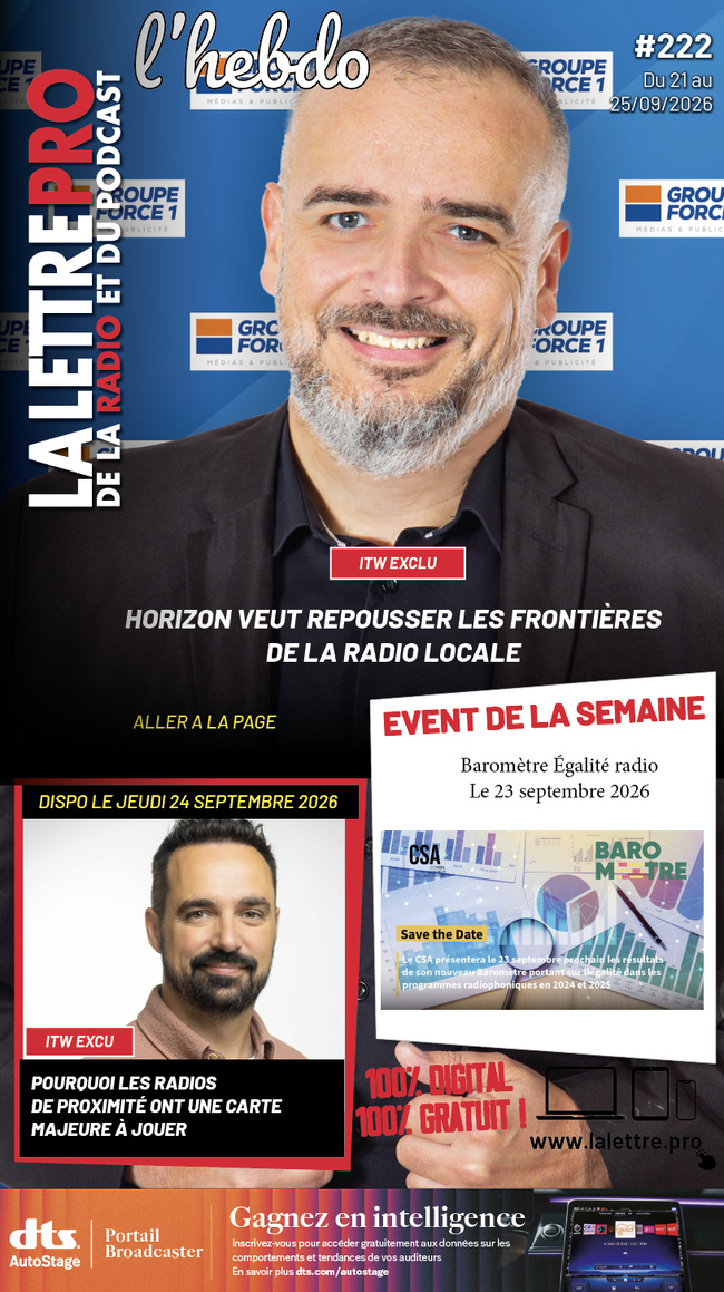 Le 222e numéro de La Lettre Pro L’Hebdo vient de paraître
