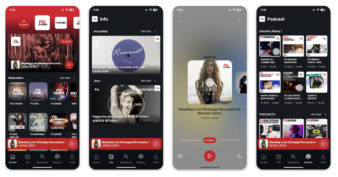 Radio FG lance une nouvelle application réunissant 63 radios Radio FG lance une nouvelle application réunissant 63 radios