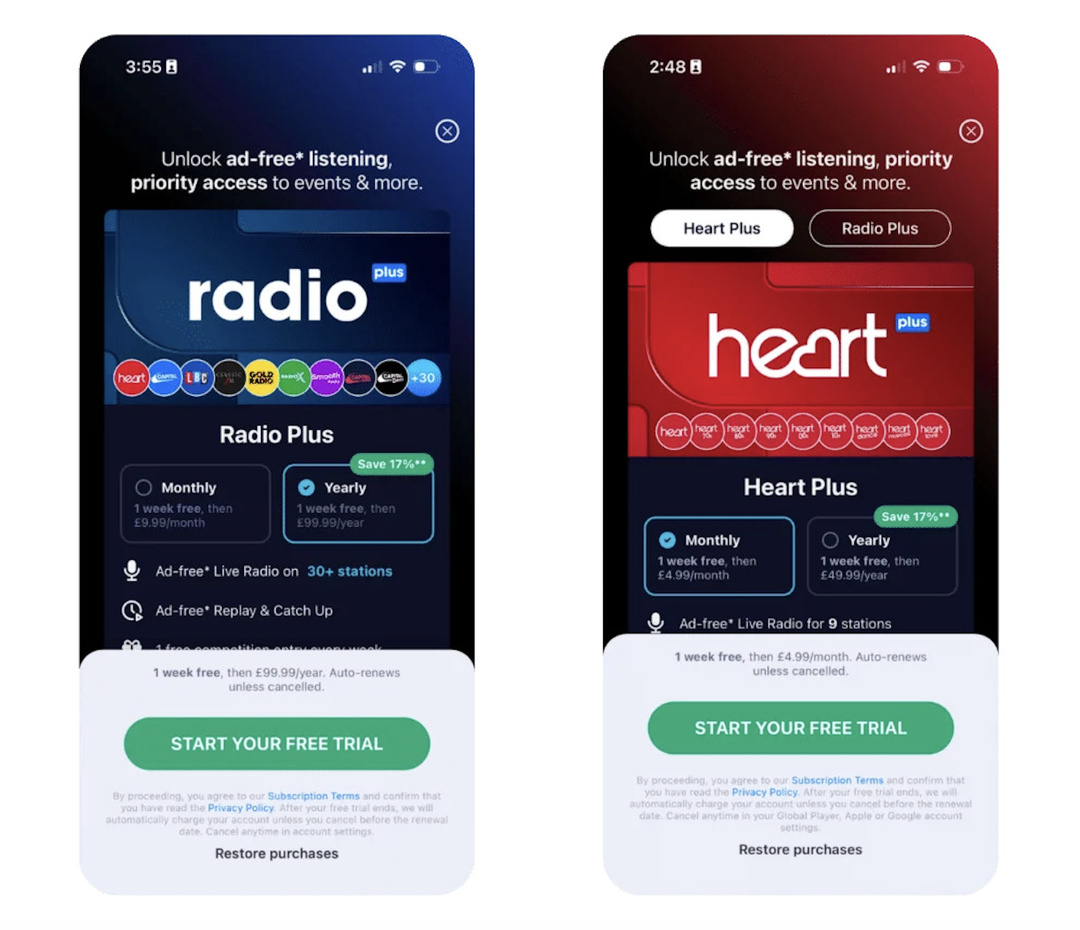Global reconnaît ainsi implicitement qu'il existe une fraction de son audience pour laquelle les écrans publicitaires constituent une friction d'écoute. La marque teste ici la capacité de cette friction à devenir une source directe de revenus...