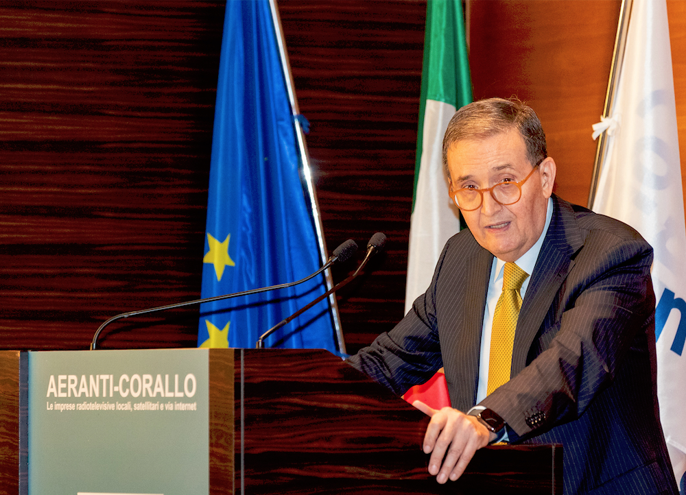 Marco Rossignoli, coordinateur d’Aeranti-Corallo, demande une prolongation de cinq ans de l’exonération des contributions et redevances pour les opérateurs de réseaux DAB+ en Italie. © Aeranti-Corallo