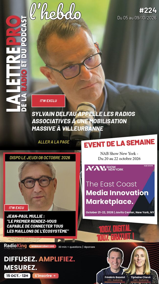 Le 224e numéro de La Lettre Pro L’Hebdo vient de paraître Le 224e numéro de La Lettre Pro L’Hebdo vient de paraître