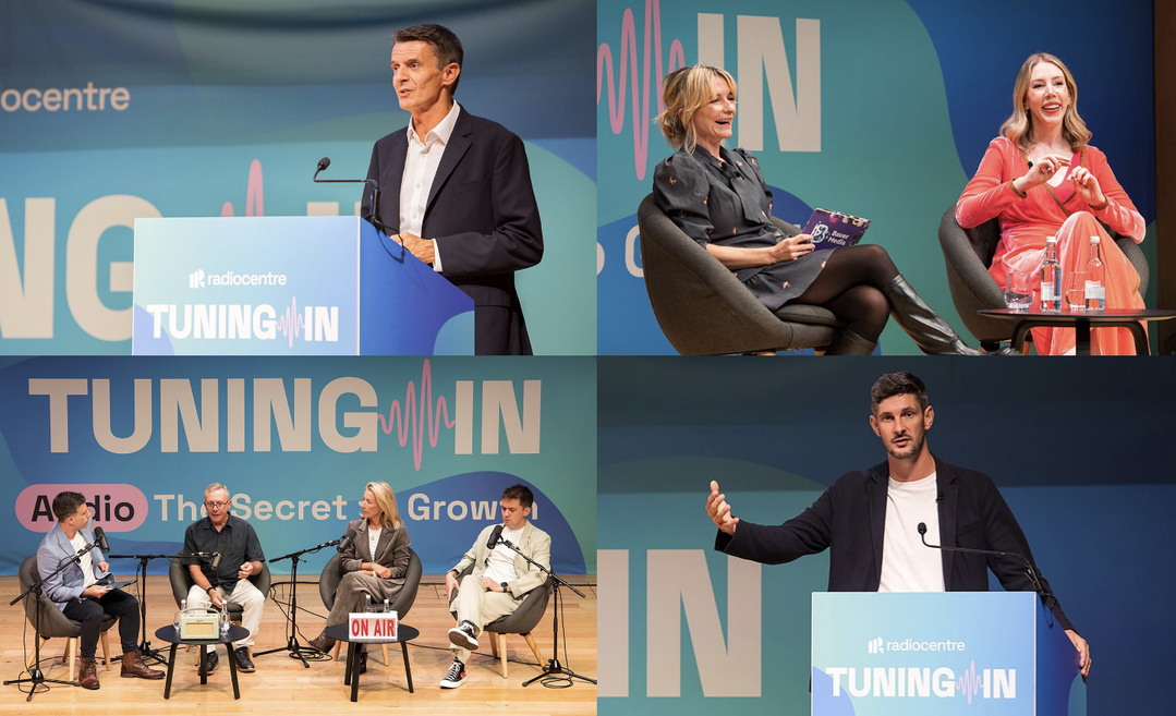 À la conférence Tuning In 2026, organisée par Radiocentre au Royaume-Uni, réunissant dirigeants de radios, animateurs et professionnels de la publicité, les échanges ont notamment porté sur les perspectives de croissance de l'audio commercial, l'efficacité publicitaire et les stratégies de développement des marques radio. Source : Radiocentre, Tuning In 2026, octobre 2026.