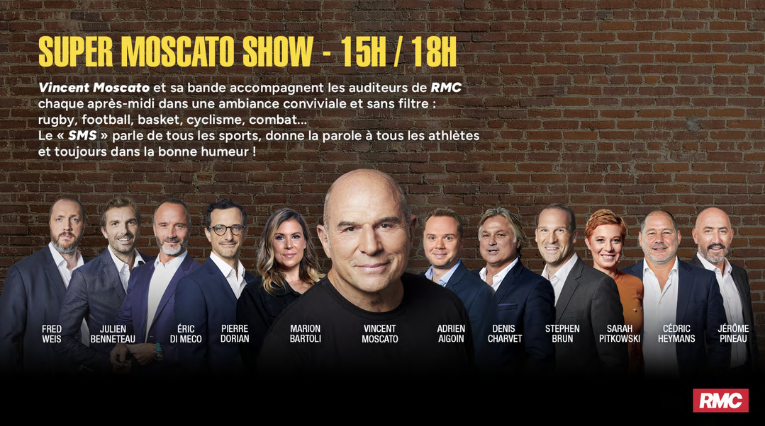 RMC lance la tournée des 20 ans du "Super Moscato Show" RMC lance la tournée des 20 ans du "Super Moscato Show"