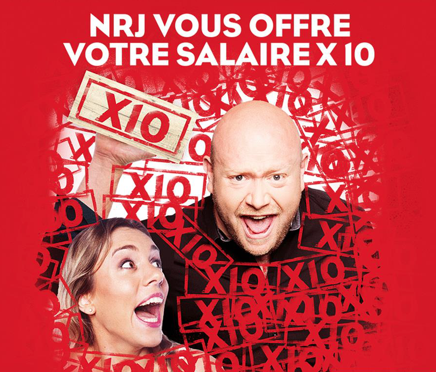 NRJ Belgique multiplie le salaire par 10
