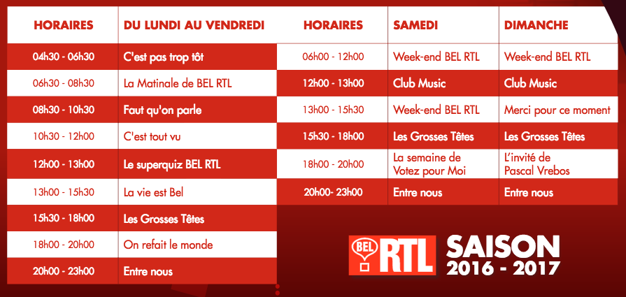 Bel RTL a fait sa rentrée