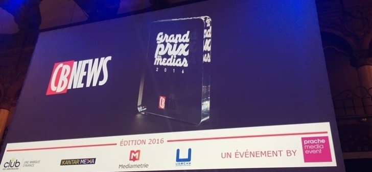 Hier soir, la salle Wagram accueillait le Grand Prix des Médias © CBnews