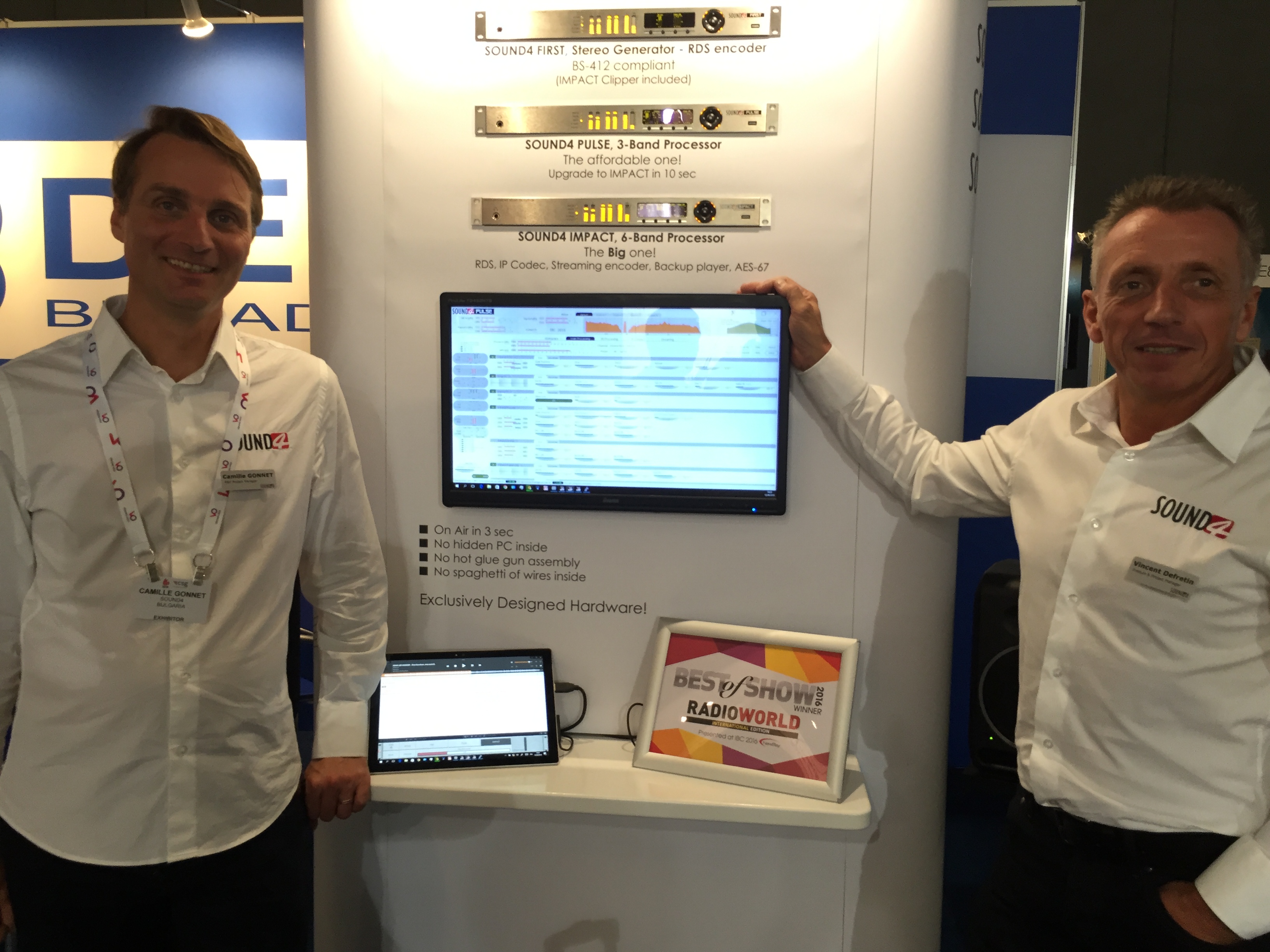 Sound4 reçoit le "Best of Show Radioworld"