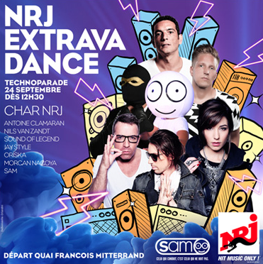 NRJ au coeur de la Technoparade