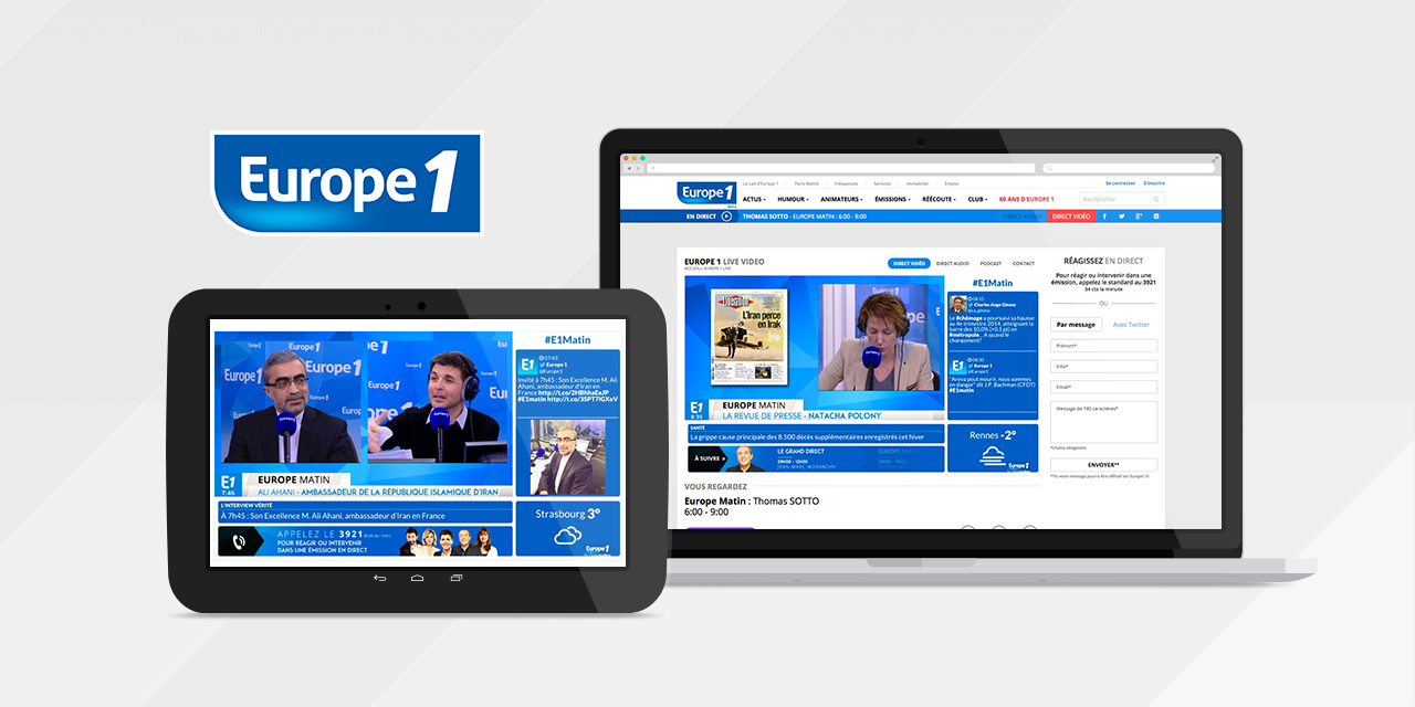 Europe 1 : 1ère marque radio sur le mobile en juillet