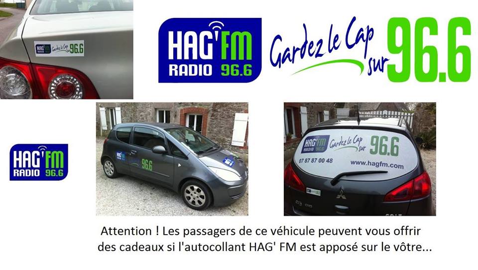 Opération stickers HAG' FM : c'est parti !