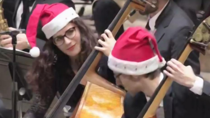 Deux Violoncellistes du "Philhar" lors du concert de Noël 2015  © Maison de la radio