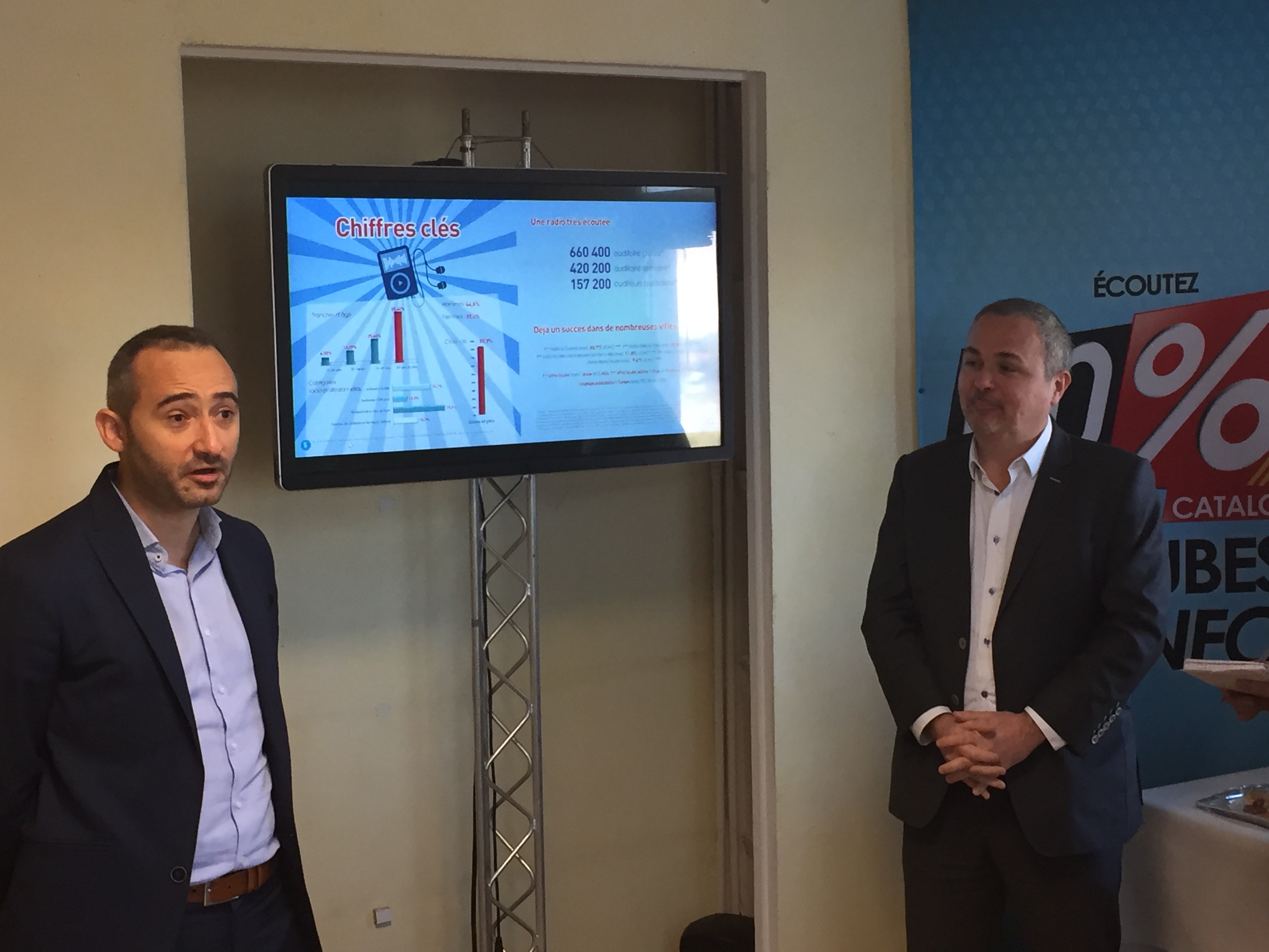 Hier matin à Perpignan, Jacques Iribarren et Olivier Fabre ont officiellement annoncé l'arrivée du réseau régional 100% danbs les Pyrénées Orientales