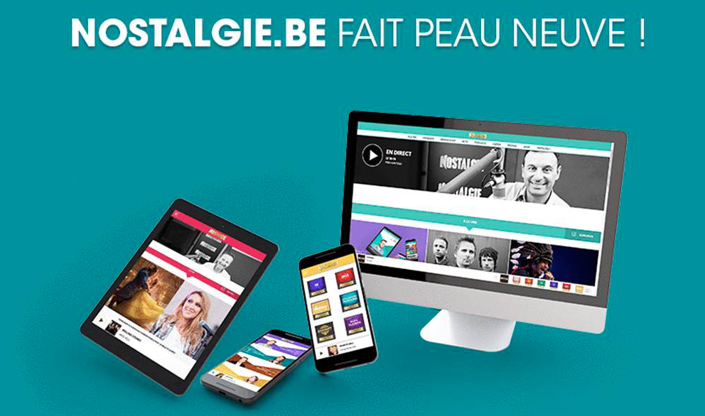 Belgique : le site de Nostalgie fait peau neuve
