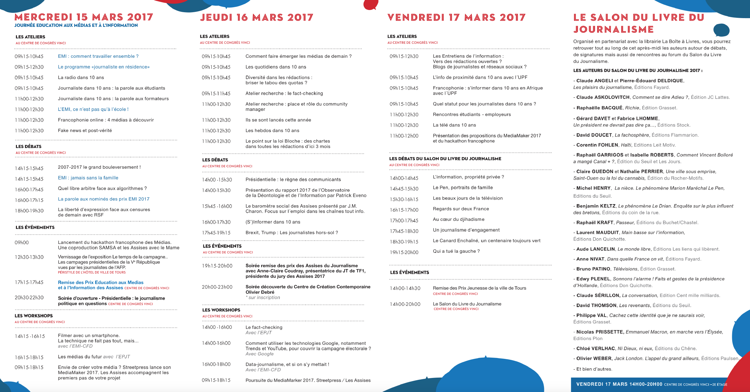 Découvrez le programme des Assises du journalisme