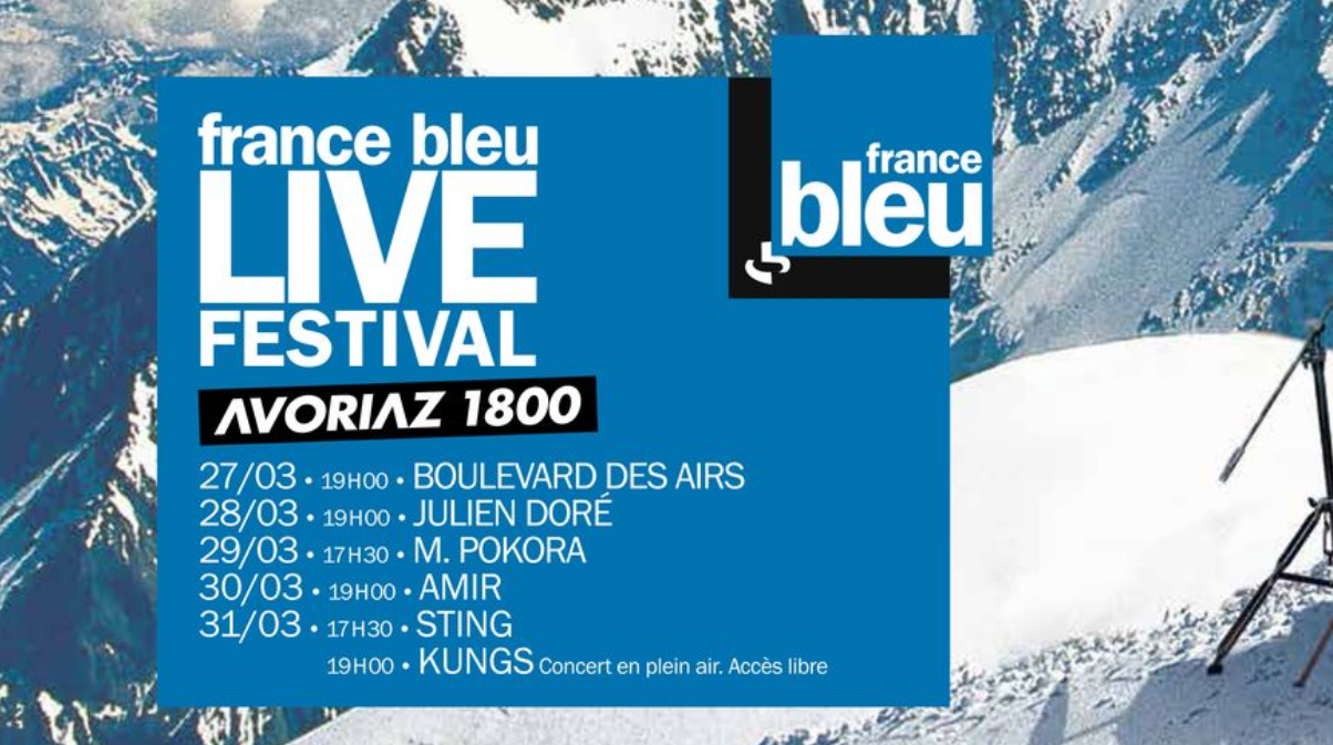France Bleu Live Festival à Avoriaz