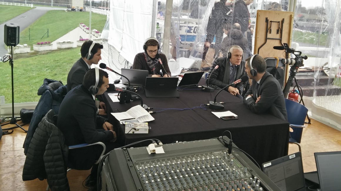 RMC au Prix de l'Arc de Triomphe.
