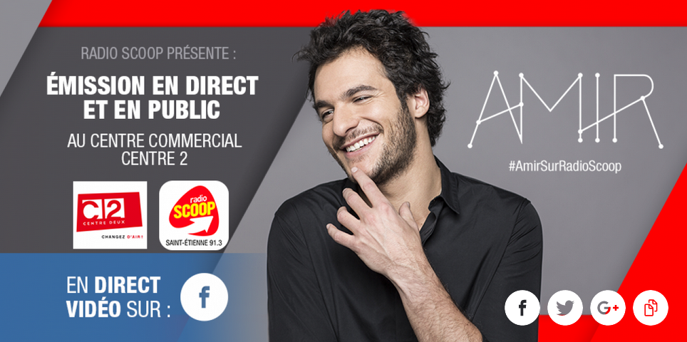 Amir en concert avec Radio Scoop