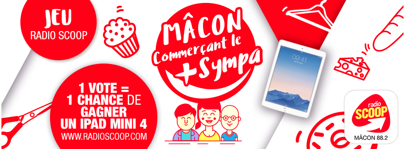 Concours du "Commerçant le plus sympa" avec Radio Scoop