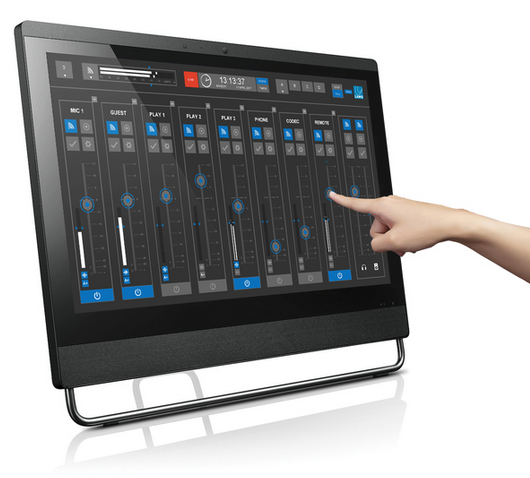 Une version 4 faders "R3LAY VRX4" est aussi disponible pour des petites stations de production ou pour les journalistes de terrain