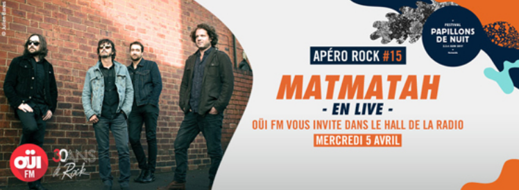 Un "Apéro Rock" dans le hall de Oüi FM