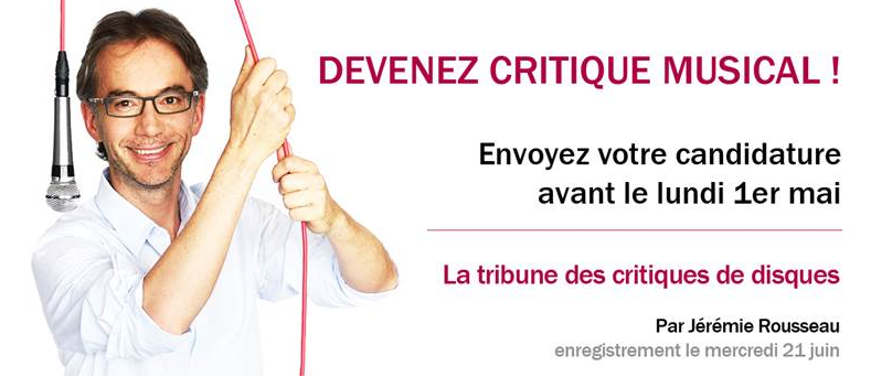 Devenez critique musical pour France Musique