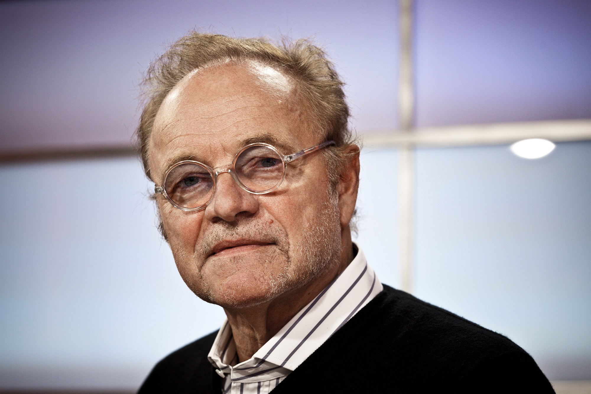 Guillaume Durand maîtrise la technique de l'interview. © Gilles Coulon